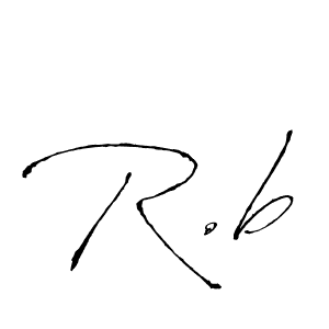 Design your own signature with our free online signature maker. With this signature software, you can create a handwritten (Antro_Vectra) signature for name R.b. R.b signature style 6 images and pictures png