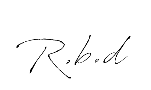 Once you've used our free online signature maker to create your best signature Antro_Vectra style, it's time to enjoy all of the benefits that R.b.d name signing documents. R.b.d signature style 6 images and pictures png