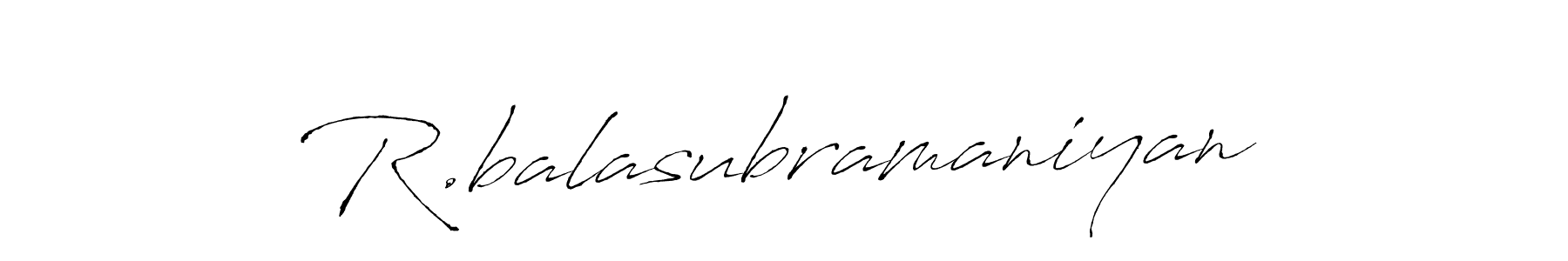 Make a beautiful signature design for name R.balasubramaniyan. Use this online signature maker to create a handwritten signature for free. R.balasubramaniyan signature style 6 images and pictures png