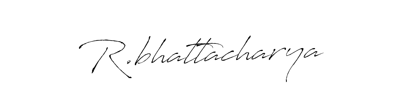 Make a beautiful signature design for name R.bhattacharya. With this signature (Antro_Vectra) style, you can create a handwritten signature for free. R.bhattacharya signature style 6 images and pictures png