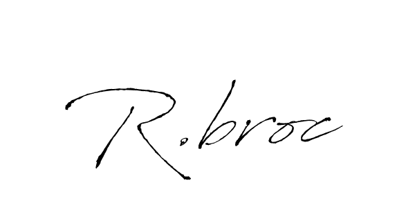 Make a beautiful signature design for name R.broc. Use this online signature maker to create a handwritten signature for free. R.broc signature style 6 images and pictures png