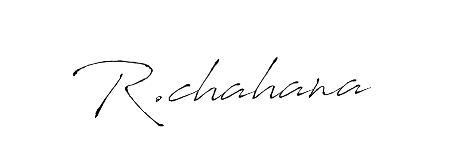 R.chahana stylish signature style. Best Handwritten Sign (Antro_Vectra) for my name. Handwritten Signature Collection Ideas for my name R.chahana. R.chahana signature style 6 images and pictures png