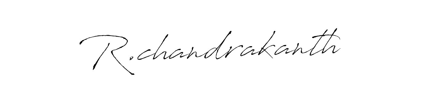 This is the best signature style for the R.chandrakanth name. Also you like these signature font (Antro_Vectra). Mix name signature. R.chandrakanth signature style 6 images and pictures png