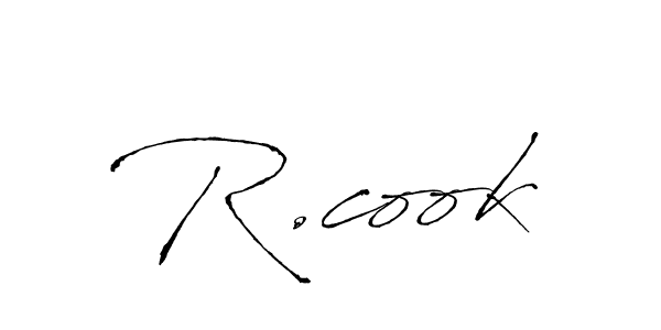 R.cook stylish signature style. Best Handwritten Sign (Antro_Vectra) for my name. Handwritten Signature Collection Ideas for my name R.cook. R.cook signature style 6 images and pictures png
