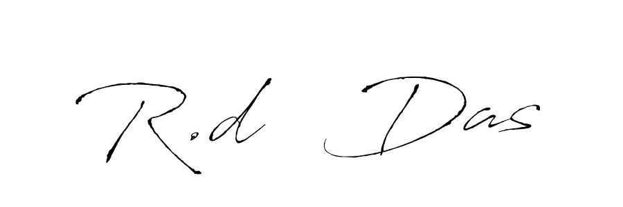 How to Draw R.d   Das signature style? Antro_Vectra is a latest design signature styles for name R.d   Das. R.d   Das signature style 6 images and pictures png