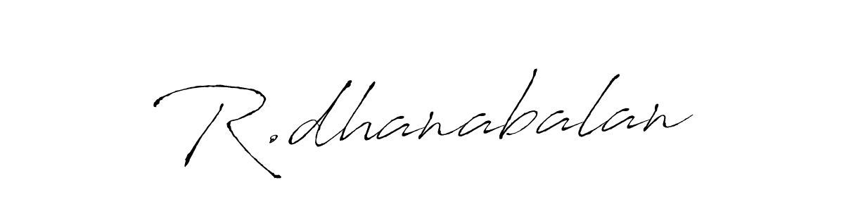 R.dhanabalan stylish signature style. Best Handwritten Sign (Antro_Vectra) for my name. Handwritten Signature Collection Ideas for my name R.dhanabalan. R.dhanabalan signature style 6 images and pictures png