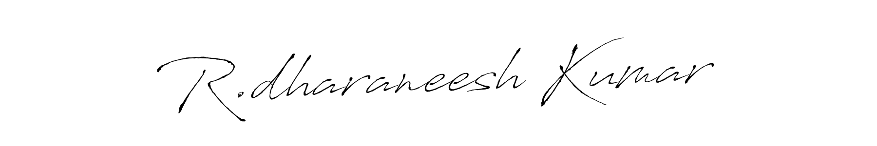 You should practise on your own different ways (Antro_Vectra) to write your name (R.dharaneesh Kumar) in signature. don't let someone else do it for you. R.dharaneesh Kumar signature style 6 images and pictures png