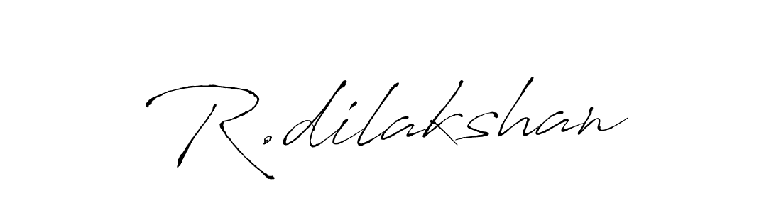 How to Draw R.dilakshan signature style? Antro_Vectra is a latest design signature styles for name R.dilakshan. R.dilakshan signature style 6 images and pictures png