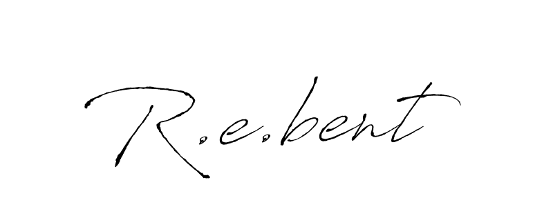 if you are searching for the best signature style for your name R.e.bent. so please give up your signature search. here we have designed multiple signature styles  using Antro_Vectra. R.e.bent signature style 6 images and pictures png