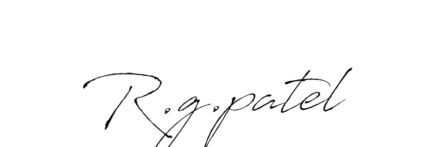 Use a signature maker to create a handwritten signature online. With this signature software, you can design (Antro_Vectra) your own signature for name R.g.patel. R.g.patel signature style 6 images and pictures png