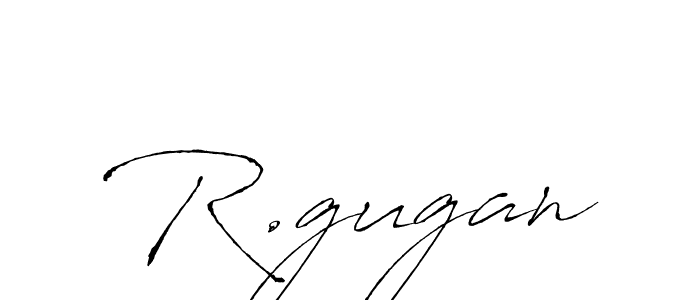 How to make R.gugan signature? Antro_Vectra is a professional autograph style. Create handwritten signature for R.gugan name. R.gugan signature style 6 images and pictures png