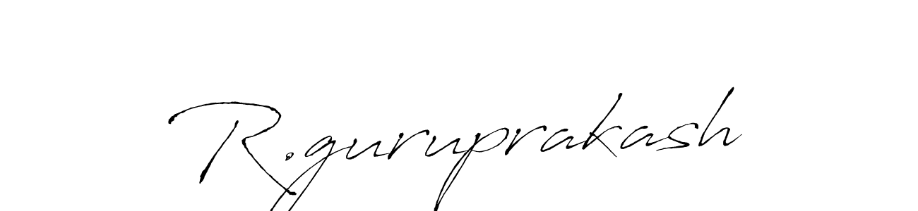 Also You can easily find your signature by using the search form. We will create R.guruprakash name handwritten signature images for you free of cost using Antro_Vectra sign style. R.guruprakash signature style 6 images and pictures png