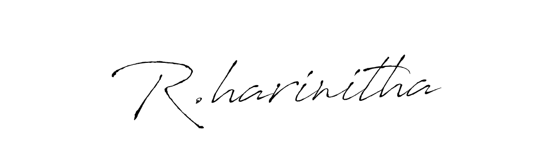 This is the best signature style for the R.harinitha name. Also you like these signature font (Antro_Vectra). Mix name signature. R.harinitha signature style 6 images and pictures png