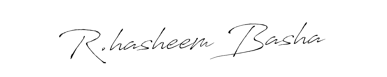 Also we have R.hasheem Basha name is the best signature style. Create professional handwritten signature collection using Antro_Vectra autograph style. R.hasheem Basha signature style 6 images and pictures png