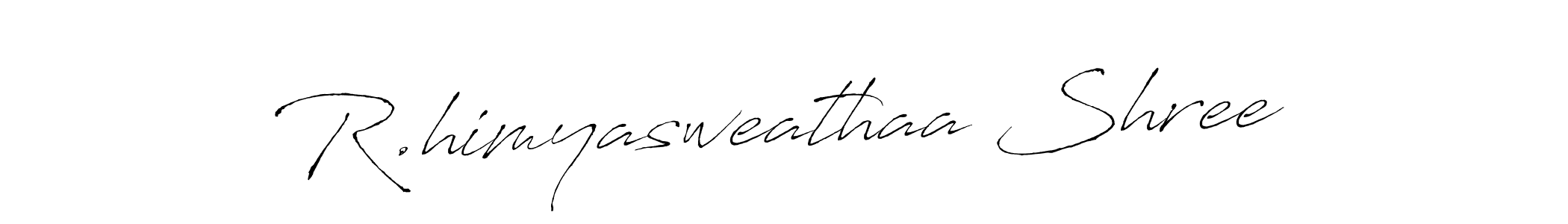 R.himyasweathaa Shree stylish signature style. Best Handwritten Sign (Antro_Vectra) for my name. Handwritten Signature Collection Ideas for my name R.himyasweathaa Shree. R.himyasweathaa Shree signature style 6 images and pictures png