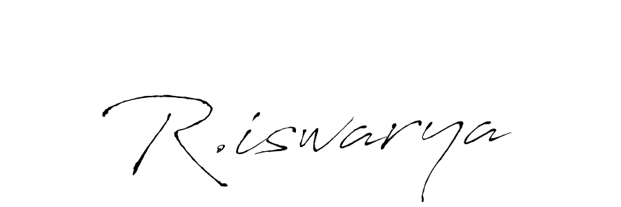 Make a beautiful signature design for name R.iswarya. With this signature (Antro_Vectra) style, you can create a handwritten signature for free. R.iswarya signature style 6 images and pictures png