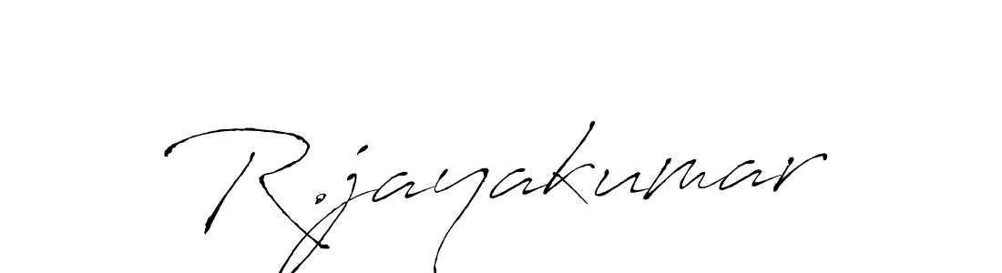This is the best signature style for the R.jayakumar name. Also you like these signature font (Antro_Vectra). Mix name signature. R.jayakumar signature style 6 images and pictures png