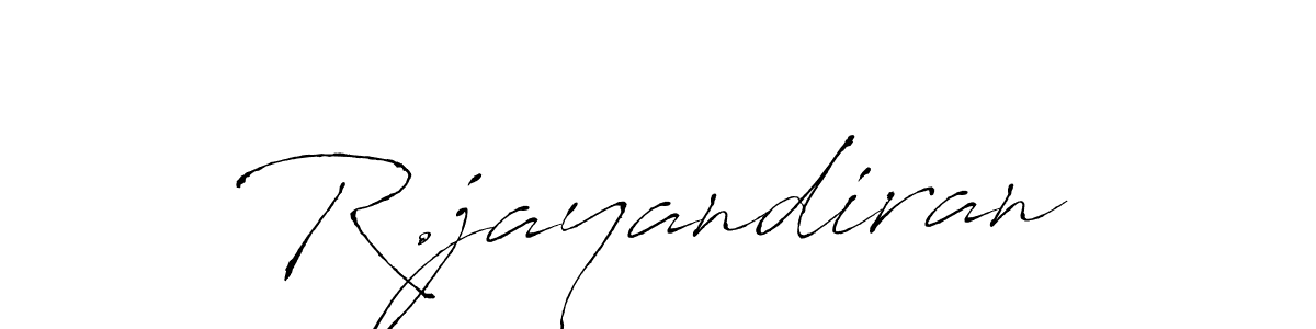 R.jayandiran stylish signature style. Best Handwritten Sign (Antro_Vectra) for my name. Handwritten Signature Collection Ideas for my name R.jayandiran. R.jayandiran signature style 6 images and pictures png