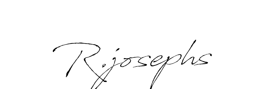 How to make R.josephs signature? Antro_Vectra is a professional autograph style. Create handwritten signature for R.josephs name. R.josephs signature style 6 images and pictures png