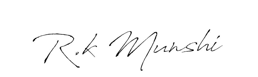 Use a signature maker to create a handwritten signature online. With this signature software, you can design (Antro_Vectra) your own signature for name R.k Munshi. R.k Munshi signature style 6 images and pictures png