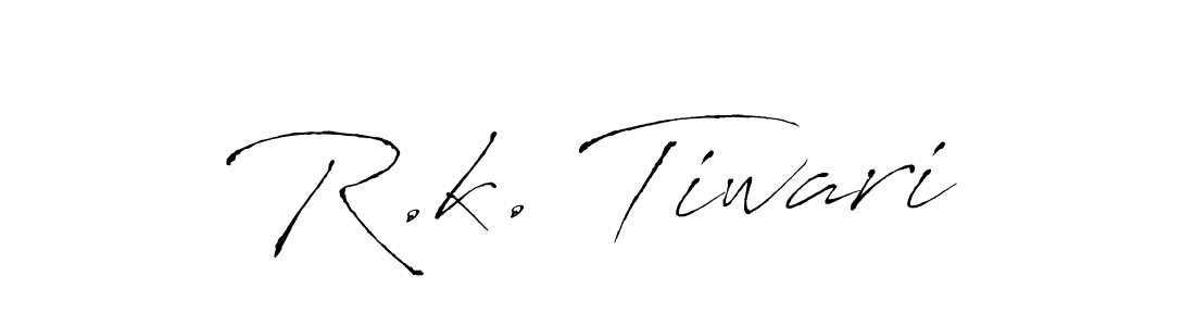 Use a signature maker to create a handwritten signature online. With this signature software, you can design (Antro_Vectra) your own signature for name R.k. Tiwari. R.k. Tiwari signature style 6 images and pictures png