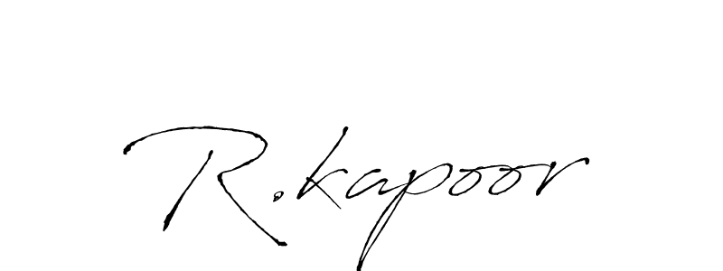 Similarly Antro_Vectra is the best handwritten signature design. Signature creator online .You can use it as an online autograph creator for name R.kapoor. R.kapoor signature style 6 images and pictures png