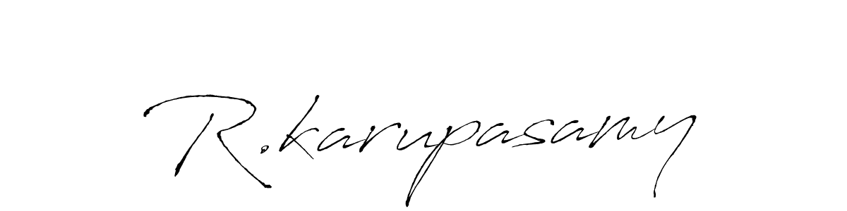 It looks lik you need a new signature style for name R.karupasamy. Design unique handwritten (Antro_Vectra) signature with our free signature maker in just a few clicks. R.karupasamy signature style 6 images and pictures png