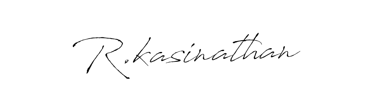 Make a beautiful signature design for name R.kasinathan. With this signature (Antro_Vectra) style, you can create a handwritten signature for free. R.kasinathan signature style 6 images and pictures png