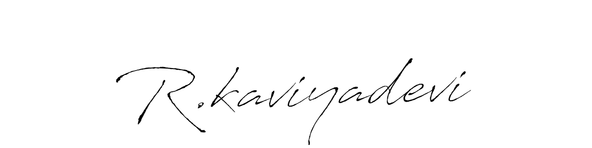 R.kaviyadevi stylish signature style. Best Handwritten Sign (Antro_Vectra) for my name. Handwritten Signature Collection Ideas for my name R.kaviyadevi. R.kaviyadevi signature style 6 images and pictures png