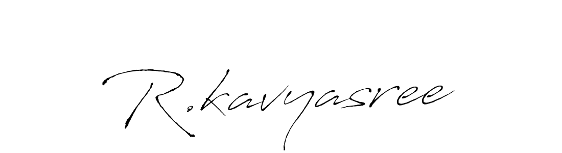 Antro_Vectra is a professional signature style that is perfect for those who want to add a touch of class to their signature. It is also a great choice for those who want to make their signature more unique. Get R.kavyasree name to fancy signature for free. R.kavyasree signature style 6 images and pictures png