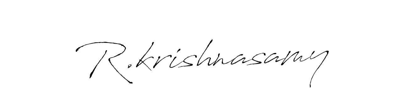 It looks lik you need a new signature style for name R.krishnasamy. Design unique handwritten (Antro_Vectra) signature with our free signature maker in just a few clicks. R.krishnasamy signature style 6 images and pictures png