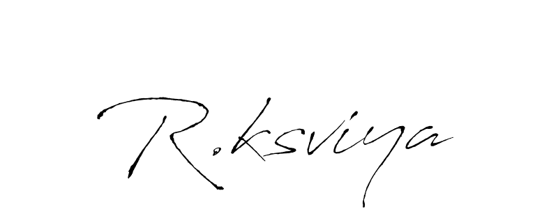 This is the best signature style for the R.ksviya name. Also you like these signature font (Antro_Vectra). Mix name signature. R.ksviya signature style 6 images and pictures png