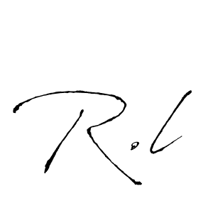 This is the best signature style for the R.l name. Also you like these signature font (Antro_Vectra). Mix name signature. R.l signature style 6 images and pictures png