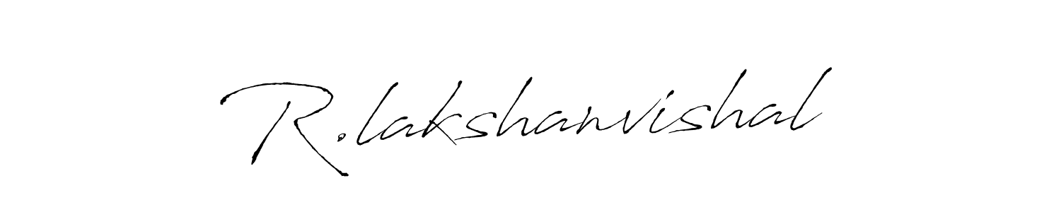 if you are searching for the best signature style for your name R.lakshanvishal. so please give up your signature search. here we have designed multiple signature styles  using Antro_Vectra. R.lakshanvishal signature style 6 images and pictures png