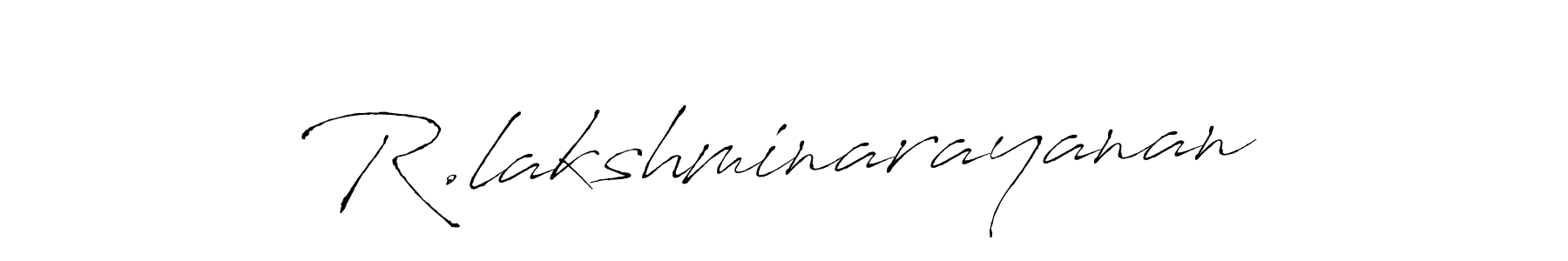 This is the best signature style for the R.lakshminarayanan name. Also you like these signature font (Antro_Vectra). Mix name signature. R.lakshminarayanan signature style 6 images and pictures png