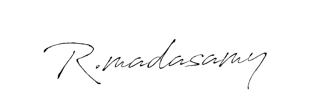 Similarly Antro_Vectra is the best handwritten signature design. Signature creator online .You can use it as an online autograph creator for name R.madasamy. R.madasamy signature style 6 images and pictures png