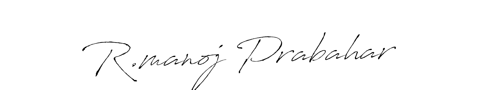 How to Draw R.manoj Prabahar signature style? Antro_Vectra is a latest design signature styles for name R.manoj Prabahar. R.manoj Prabahar signature style 6 images and pictures png