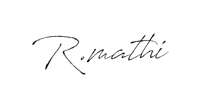 Make a beautiful signature design for name R.mathi. Use this online signature maker to create a handwritten signature for free. R.mathi signature style 6 images and pictures png