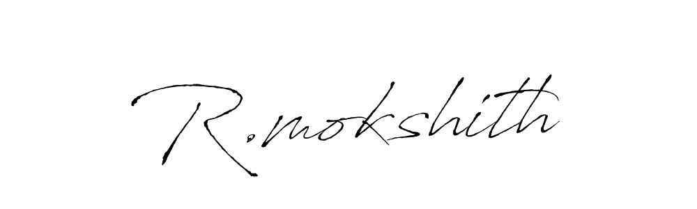 How to Draw R.mokshith signature style? Antro_Vectra is a latest design signature styles for name R.mokshith. R.mokshith signature style 6 images and pictures png