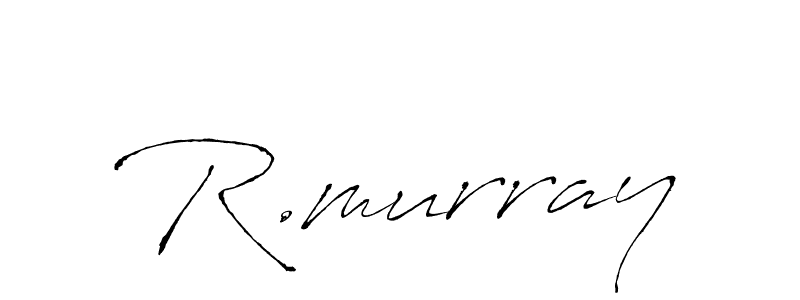 Use a signature maker to create a handwritten signature online. With this signature software, you can design (Antro_Vectra) your own signature for name R.murray. R.murray signature style 6 images and pictures png