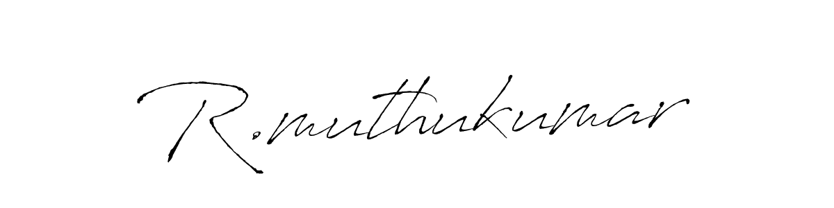 R.muthukumar stylish signature style. Best Handwritten Sign (Antro_Vectra) for my name. Handwritten Signature Collection Ideas for my name R.muthukumar. R.muthukumar signature style 6 images and pictures png