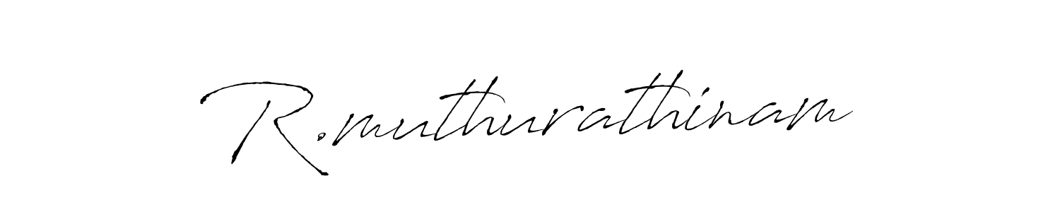 You should practise on your own different ways (Antro_Vectra) to write your name (R.muthurathinam) in signature. don't let someone else do it for you. R.muthurathinam signature style 6 images and pictures png