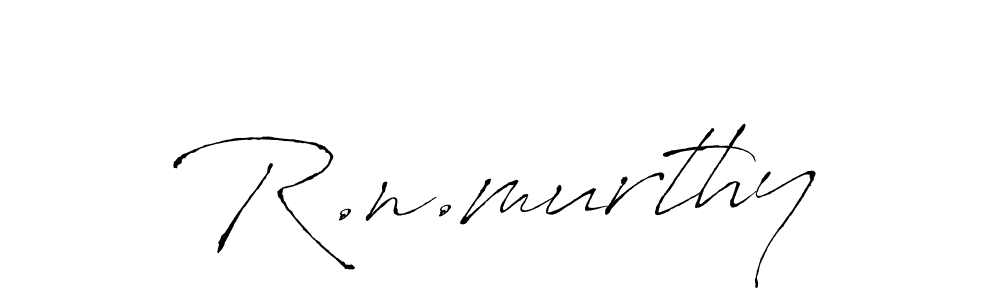 Design your own signature with our free online signature maker. With this signature software, you can create a handwritten (Antro_Vectra) signature for name R.n.murthy. R.n.murthy signature style 6 images and pictures png