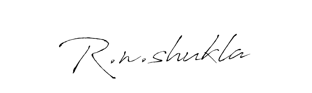 Use a signature maker to create a handwritten signature online. With this signature software, you can design (Antro_Vectra) your own signature for name R.n.shukla. R.n.shukla signature style 6 images and pictures png