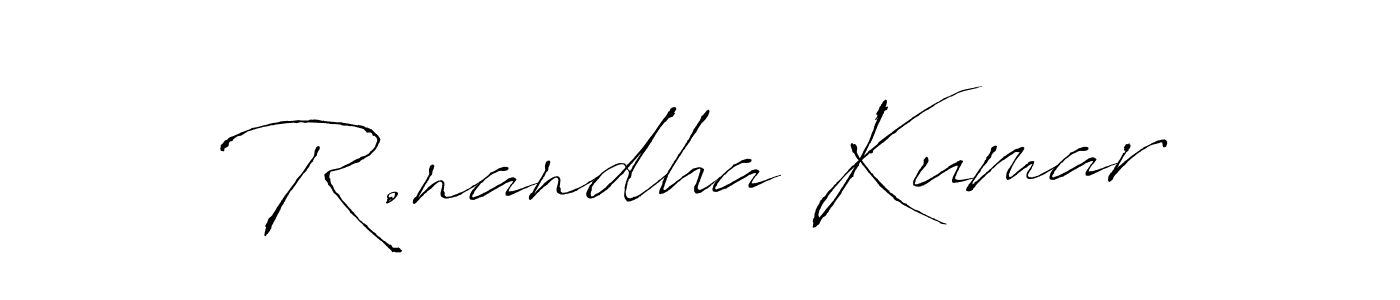 if you are searching for the best signature style for your name R.nandha Kumar. so please give up your signature search. here we have designed multiple signature styles  using Antro_Vectra. R.nandha Kumar signature style 6 images and pictures png