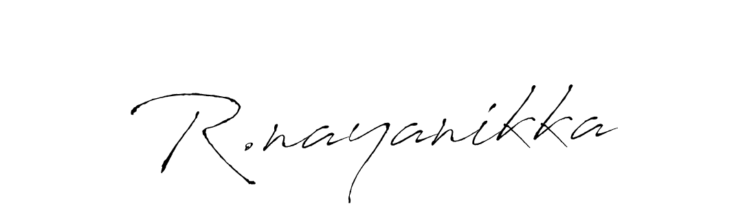 Antro_Vectra is a professional signature style that is perfect for those who want to add a touch of class to their signature. It is also a great choice for those who want to make their signature more unique. Get R.nayanikka name to fancy signature for free. R.nayanikka signature style 6 images and pictures png