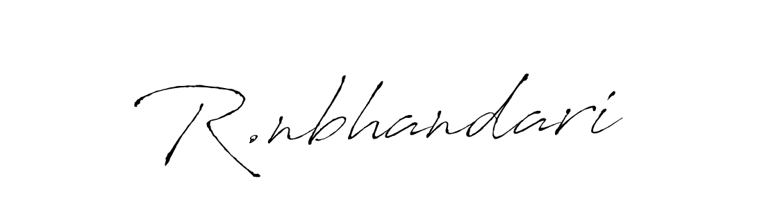 It looks lik you need a new signature style for name R.nbhandari. Design unique handwritten (Antro_Vectra) signature with our free signature maker in just a few clicks. R.nbhandari signature style 6 images and pictures png