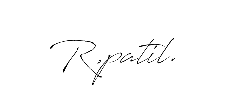 This is the best signature style for the R.patil. name. Also you like these signature font (Antro_Vectra). Mix name signature. R.patil. signature style 6 images and pictures png