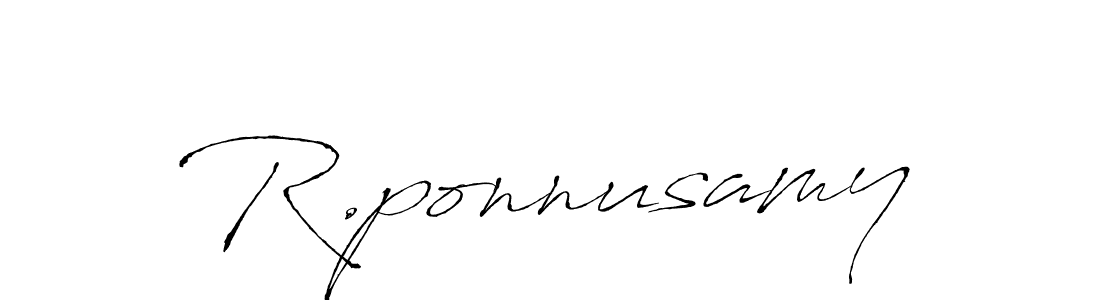 Make a beautiful signature design for name R.ponnusamy. Use this online signature maker to create a handwritten signature for free. R.ponnusamy signature style 6 images and pictures png