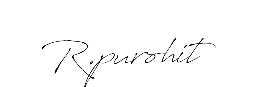 It looks lik you need a new signature style for name R.purohit. Design unique handwritten (Antro_Vectra) signature with our free signature maker in just a few clicks. R.purohit signature style 6 images and pictures png